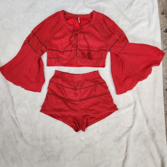 Free People Pants - Free People Two Piece Shorts Set